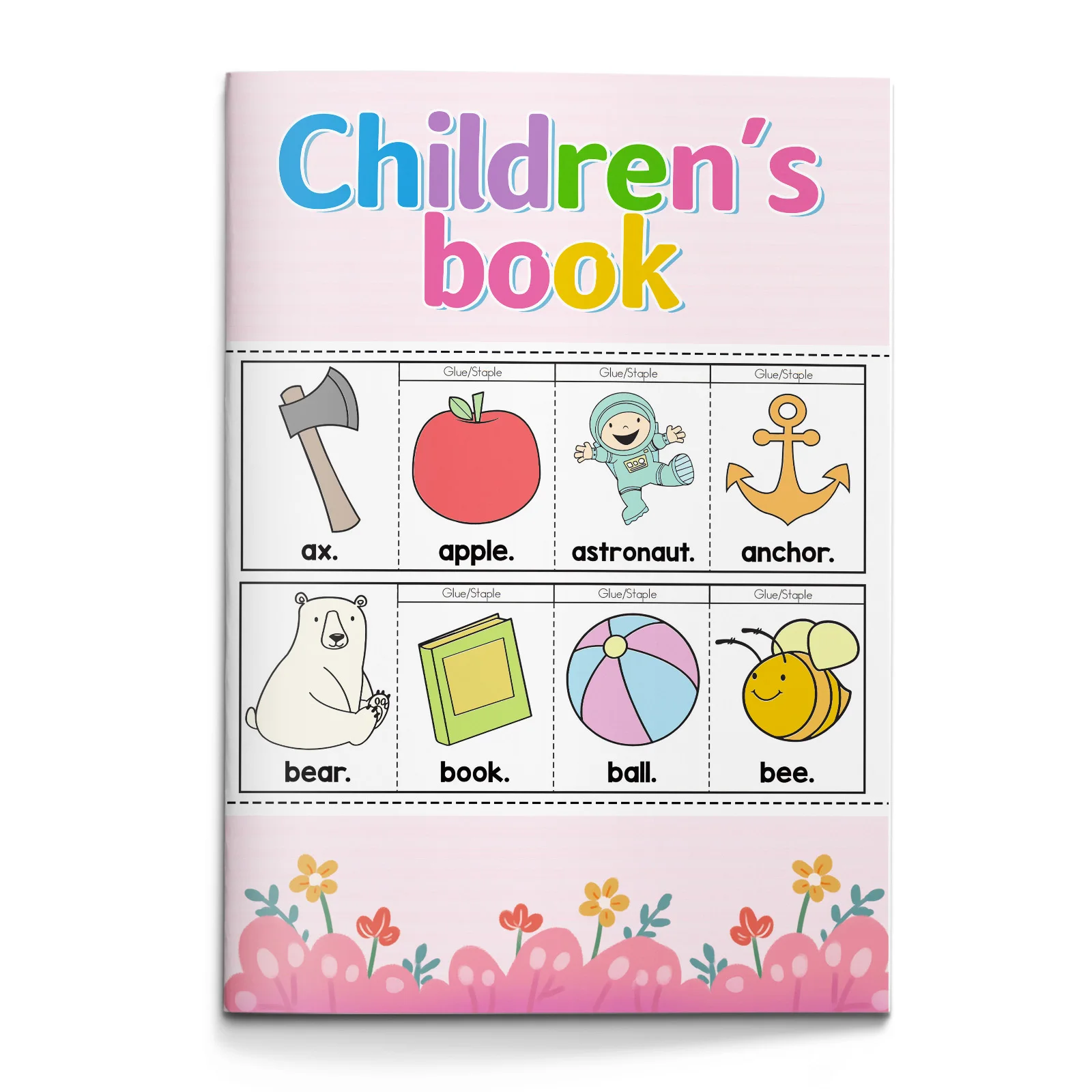 Kids Education Activities - Englisches Wort-Malbuch für Kinder, mit niedlichen