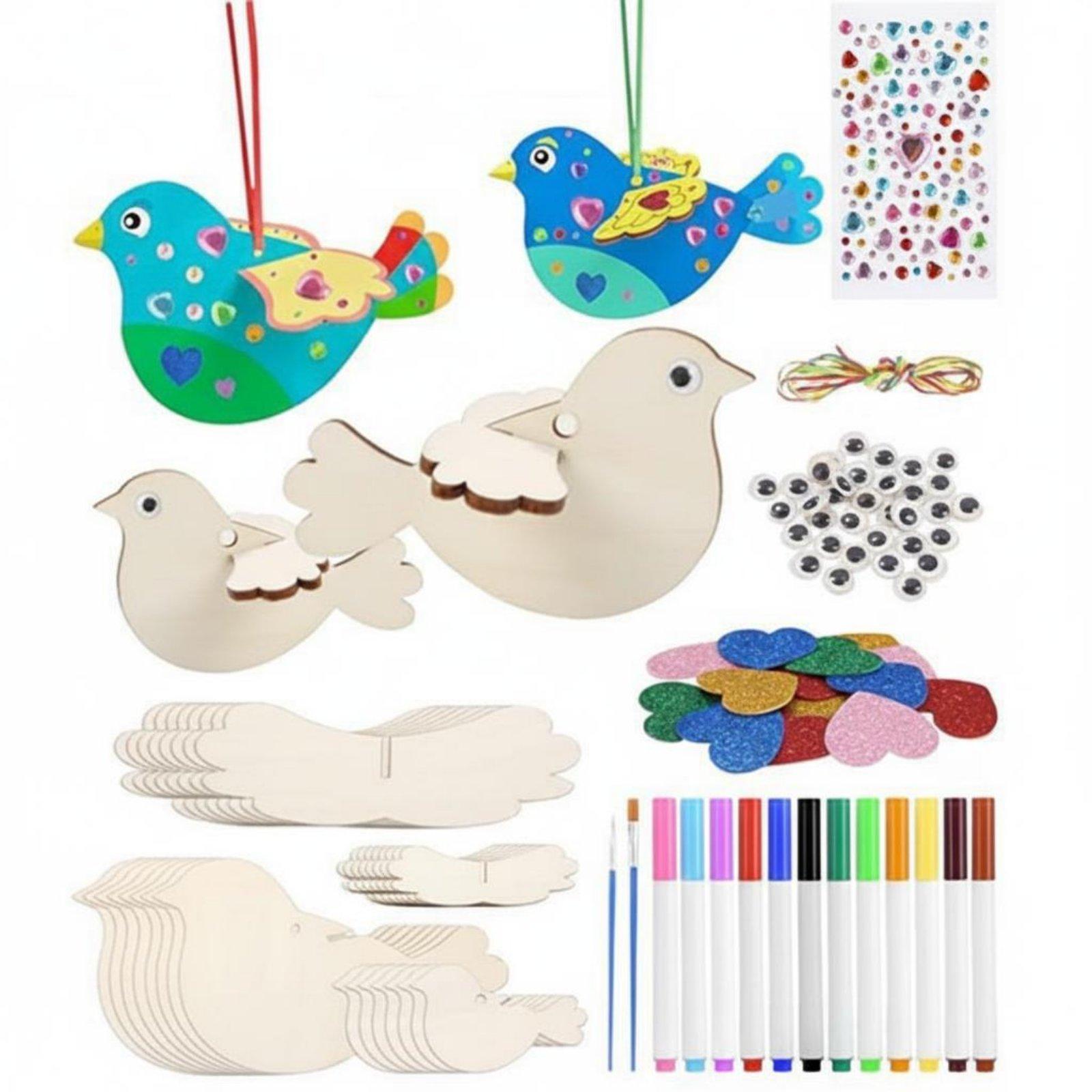 DIY Holz-Vogel-Ornament Bastel – Kids Education Activities Bewertung und Preis