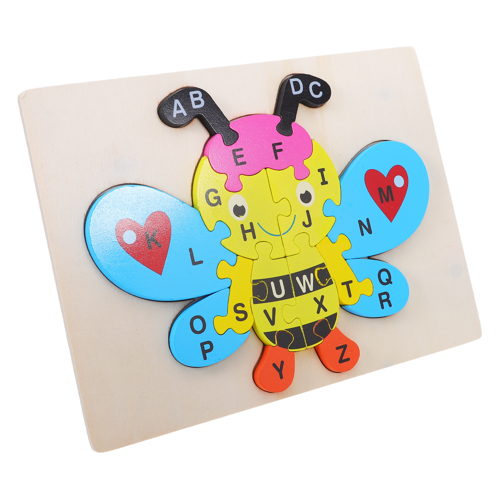 1 Set Holz-ABC-Puzzle in Biene – Abc Kids Early Education Bewertung und Preis