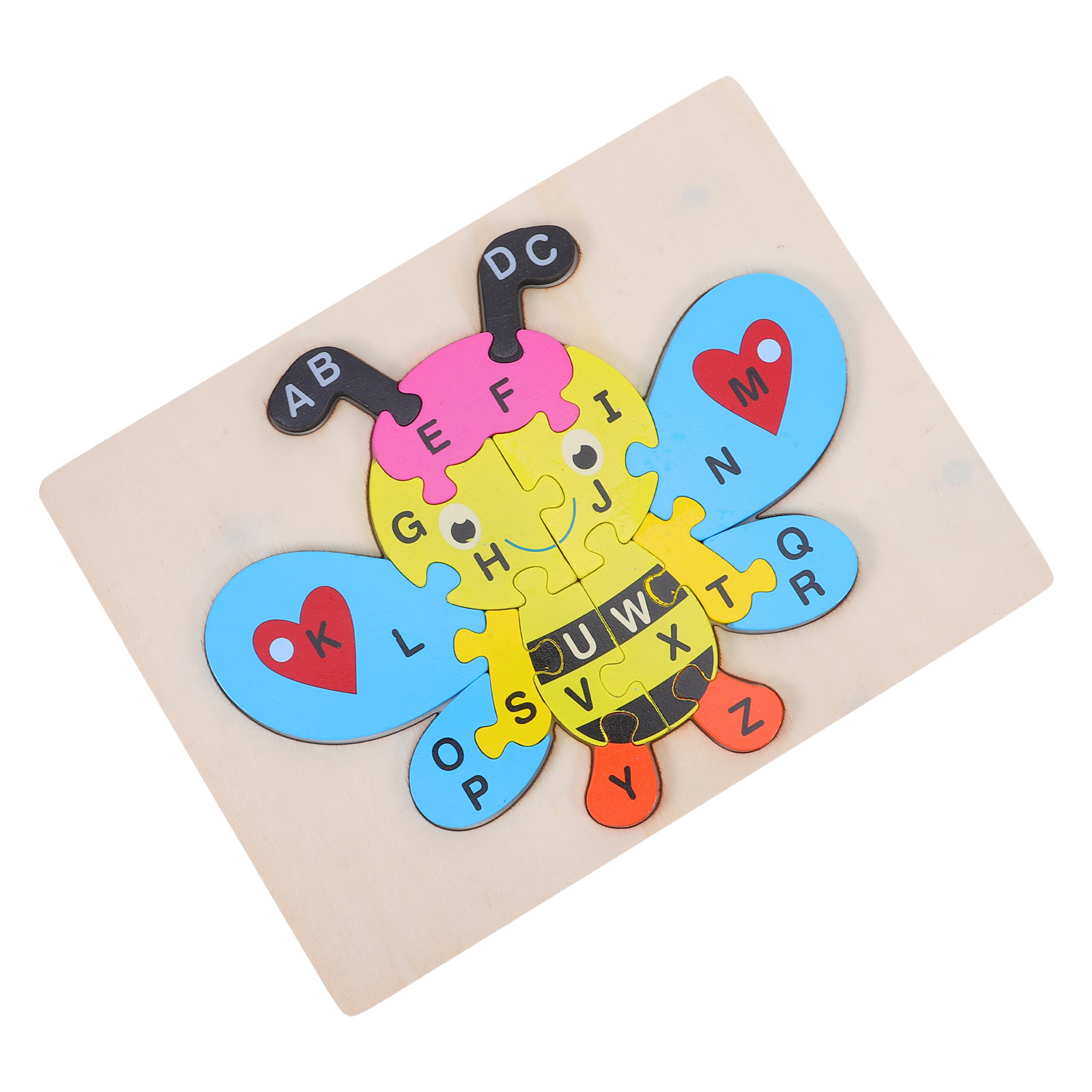 1 Set Holz-ABC-Puzzle in Biene – Abc Kids Early Education Bewertung und Preis