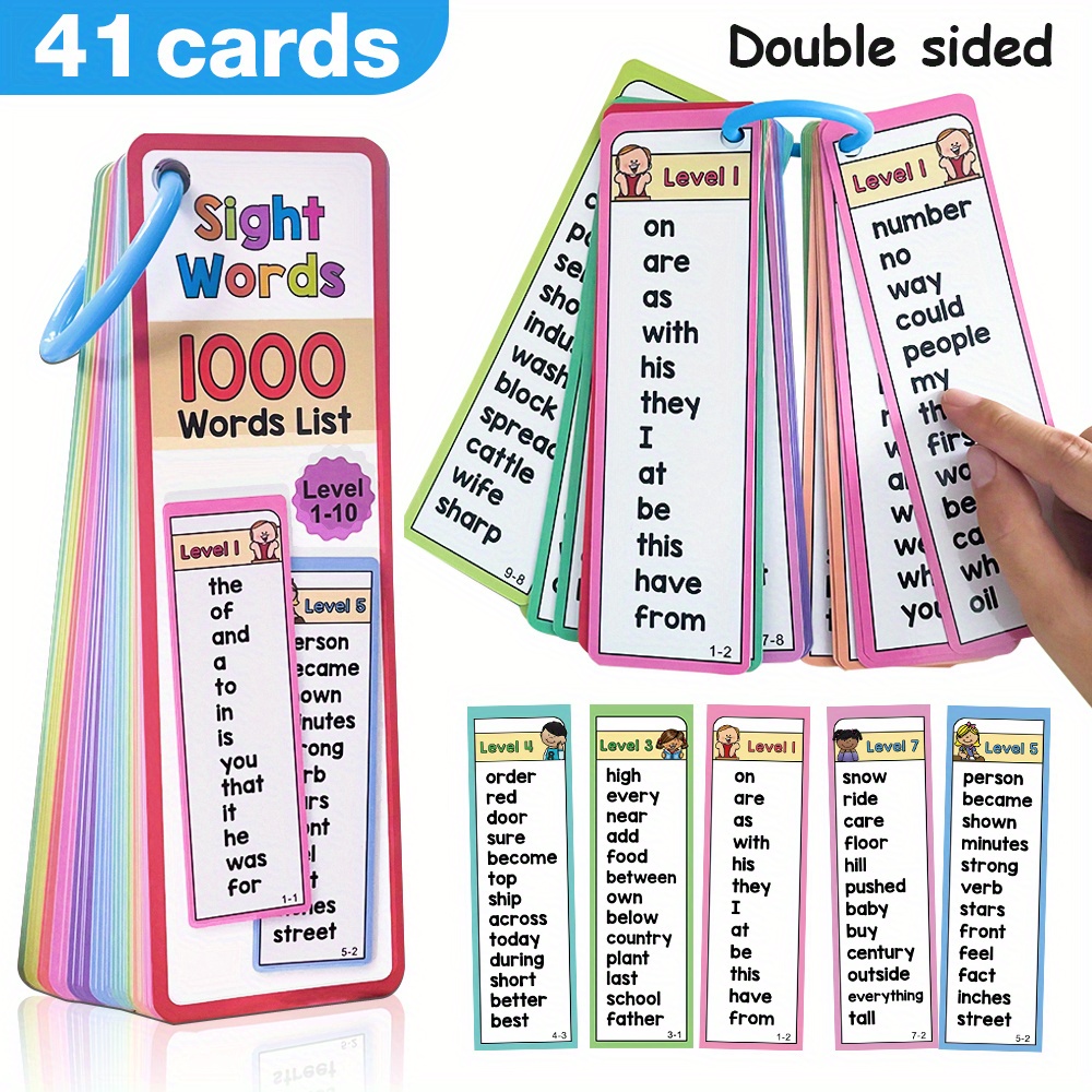 1000 Sichtwörter-Lernkarten fü – Kids Education Activities Bewertung und Preis