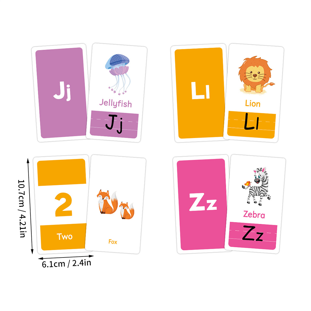 58PCS ABC Alphabet Karteikarte – Abc Kids Early Education Bewertung und Preis