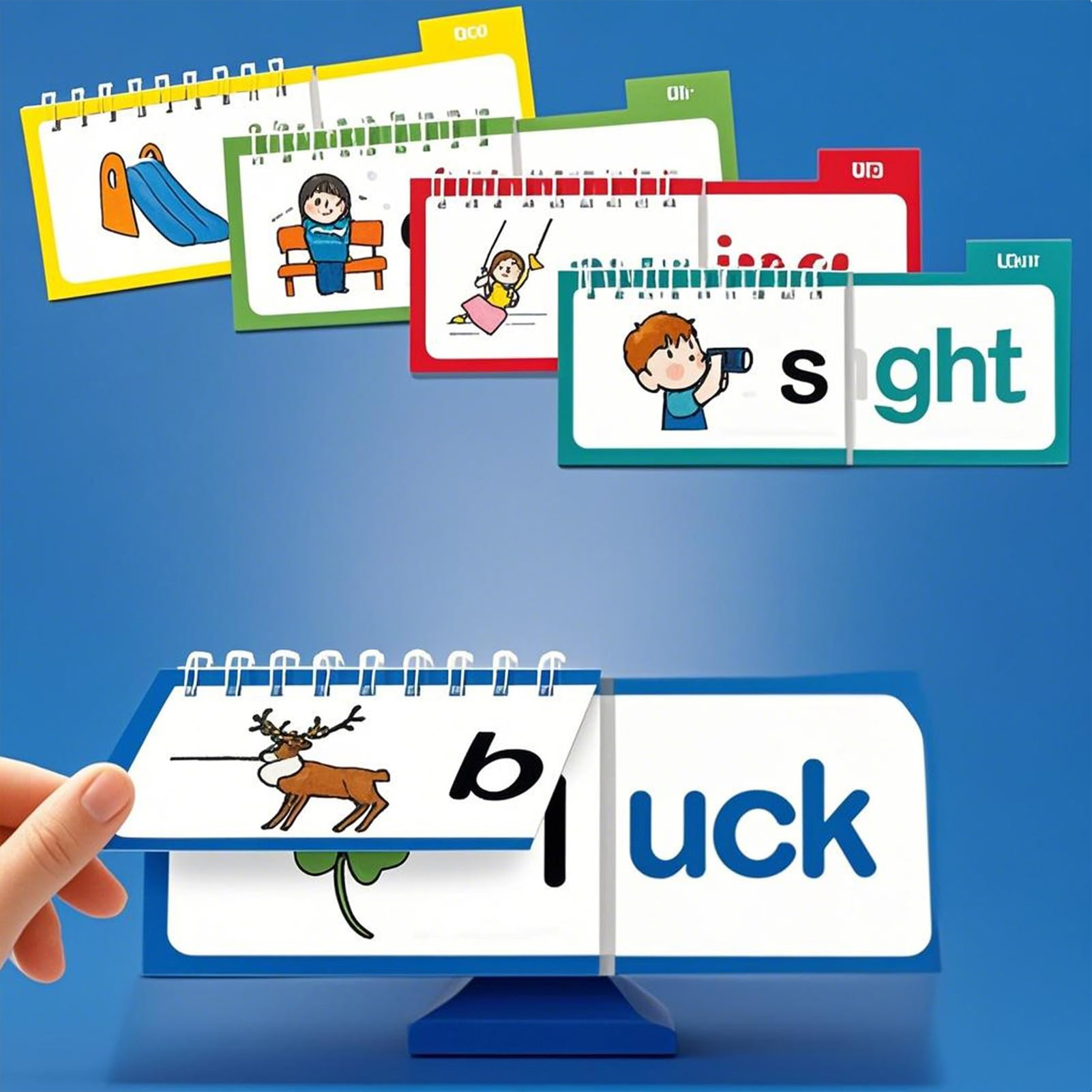 Laminierte Phonics-Lernkarten  – Kids Education Rhymes Bewertung und Preis