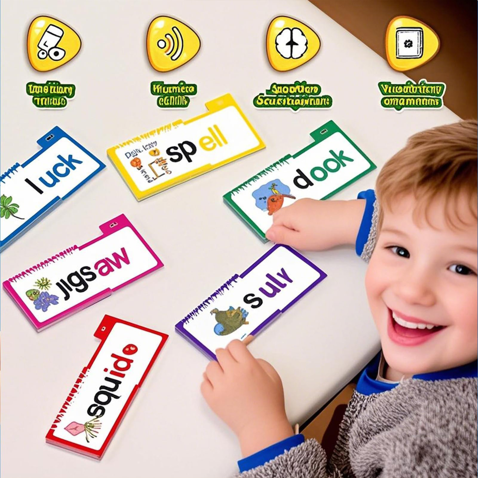 Laminierte Phonics-Lernkarten  – Kids Education Rhymes Bewertung und Preis